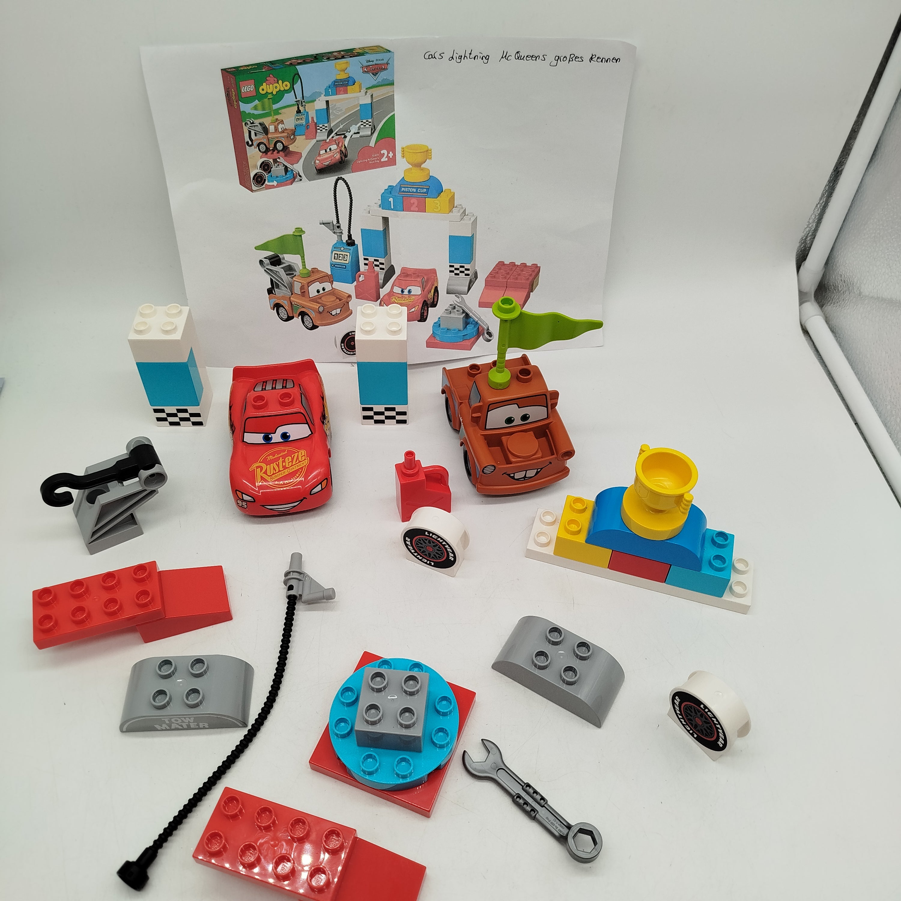Lego Duplo Lightning McQueen Set, gebraucht, ab 2 3 4 Jahre | ✅ geprüft